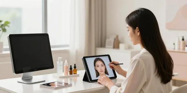 Consultation for alternatives to QOVES with facial analysis technology